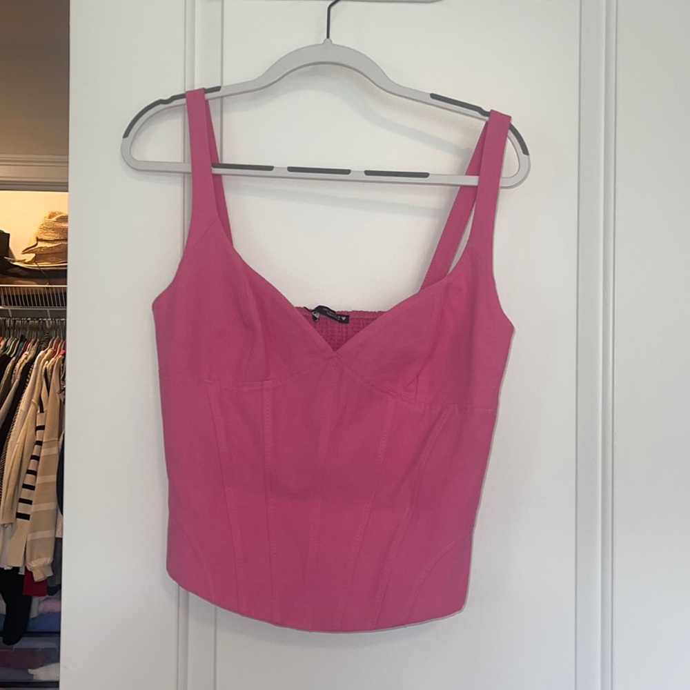 NWT Zara Corset Top